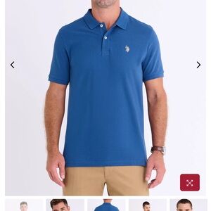 Men's Blue Polo Shirt- Slim Fit Brand NEW